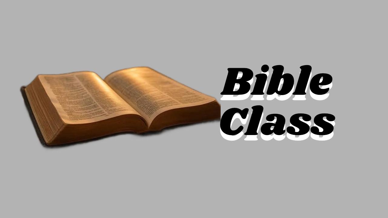 INAUGURATION OF BIBLE CLASS